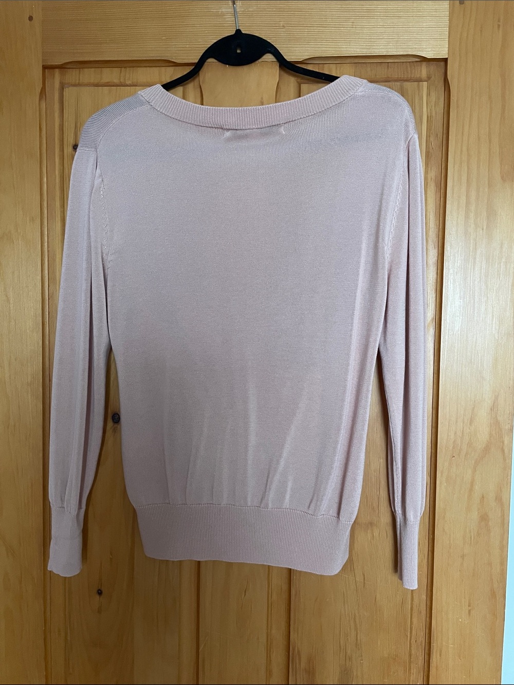 M   CALLAHAN  Blush Pink Draped V-Neck Sweater    REVOLVE - Picture 2 of 6